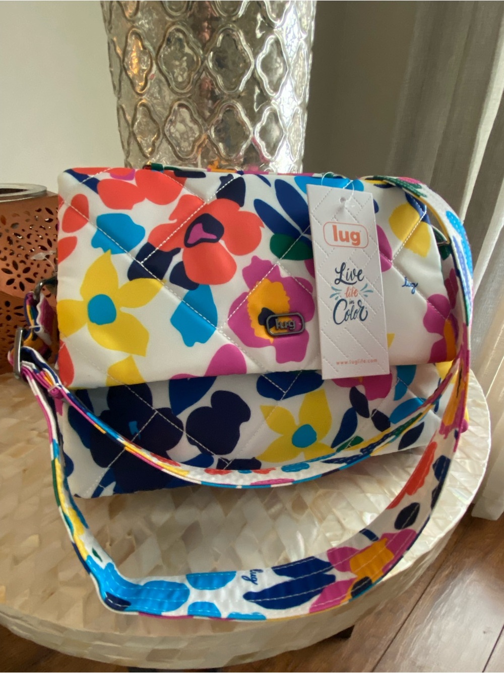 🌼 NWT | LUG QUILTED CROSSBODY 🌸